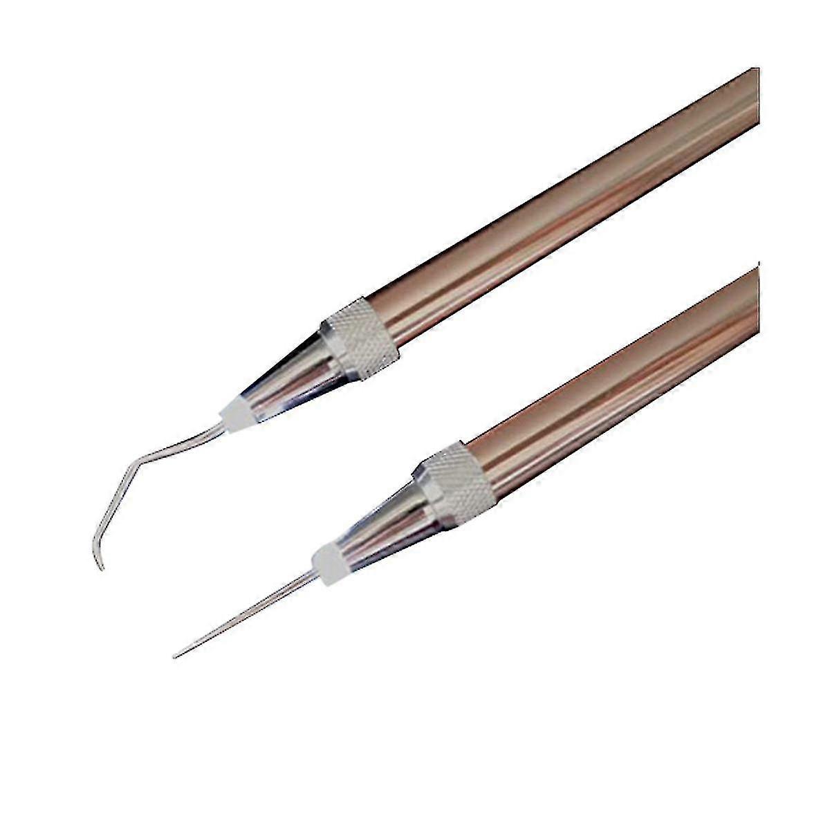 2pcs Led Weeding Tools For Vinyl: Lighted Weeding Pen With Pin & Hook For Removing Tiny Vinyl Paper/iron Projects Cuts