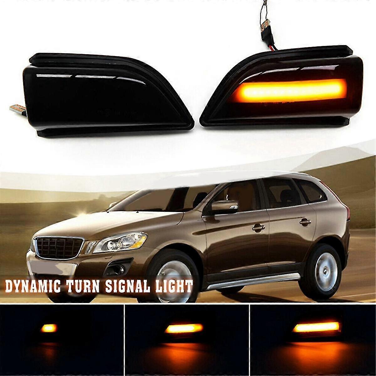 LED Dynamic Turn Signal Light for XC60 2008 -2014 Rearview Mirror Blinker Indicator 31217288 312172