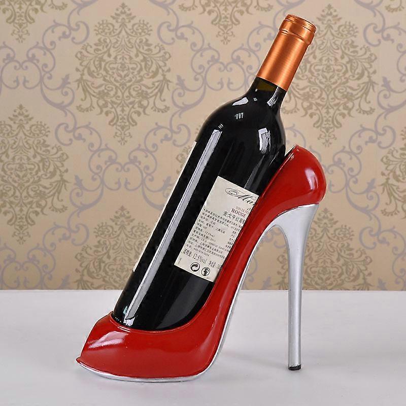 (High Heel)Wine Racks Bottle Holder Countertop and Holder Dining Table Centerpiece Ornaments for Living Room Kitchen Storage Rack Cabinet Home Decor G