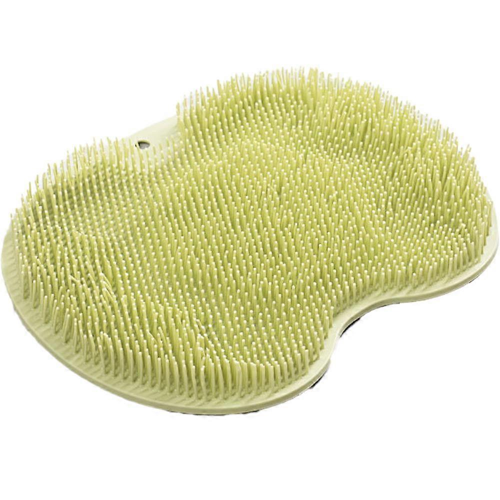 Shower Foot Scrubber Large Size Mat with Non-Slip Suction Cups - Cleans, Smooths, Exfoliates & Massages Your Feet Without Bending, Improve Foot Circul