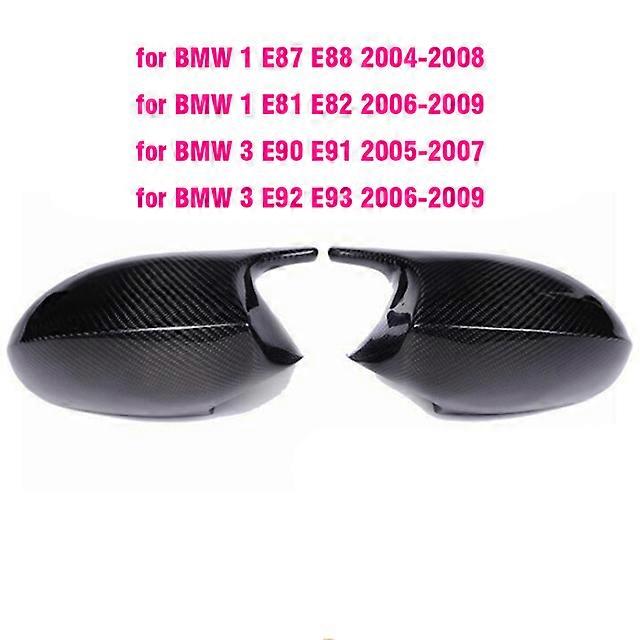 Replacement Rearview Side Mirror Covers Cap For BMW E90 E91 E92 E93 E81 E87 E82 E88 3 1 Series M Accessories Carbon Fiber Gloss