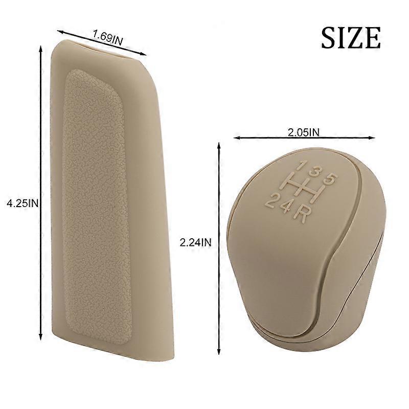 Car interior silicone shift knob cover shift anti-slip handle cover car shift ring