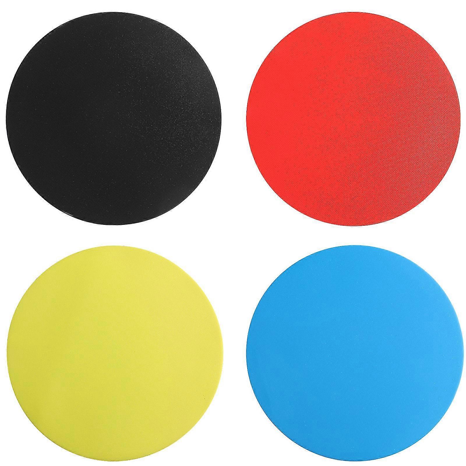 4 Pcs Table Coasters Multi-purpose Silicone Pad Bottle Lid Rubber Coaster Pads