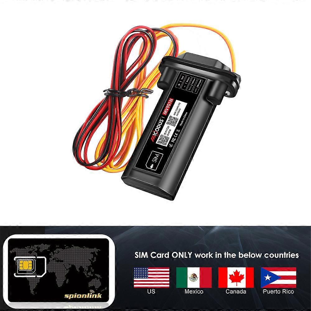 New MiCODUS Waterproof Mini Motorcycle GPS Tracker 9-95V With ACC GPS Car Engine on/off Tracking Device Life Free APP PK MV901N
