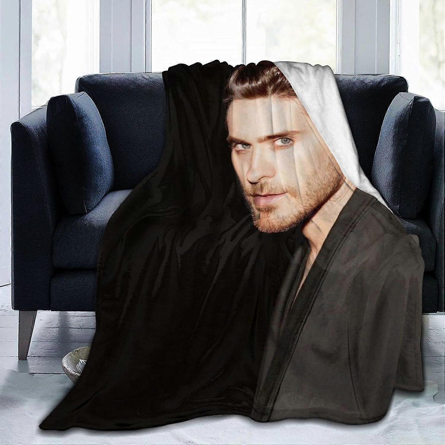 Jared Leto Blanket Ultra-Soft Flannel Blanket 3D Print Fluffy Plush Blanket Bedding Decor Throw Blanket for Living Room -DW9834
