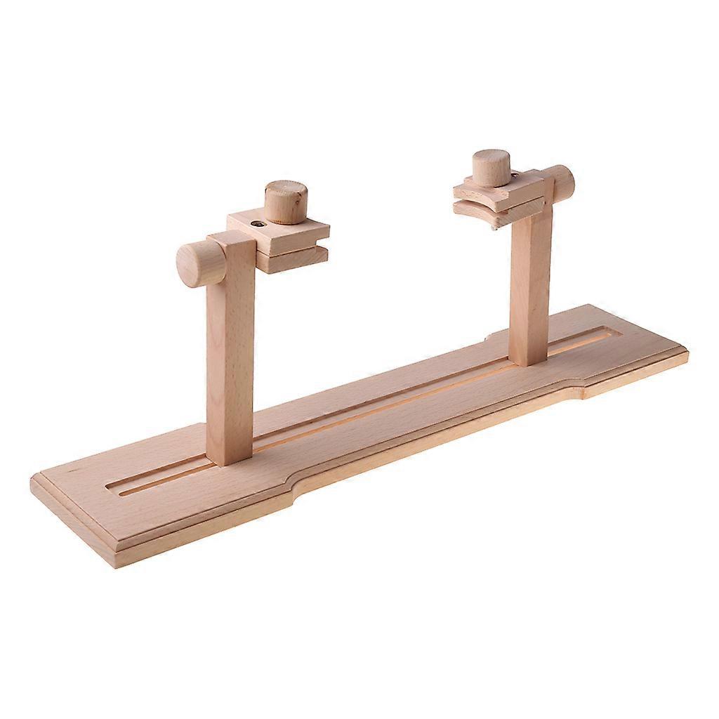 Legno ricamo cerchio regolabile Desktop Stand Cross Stitch Rack Frames cucire