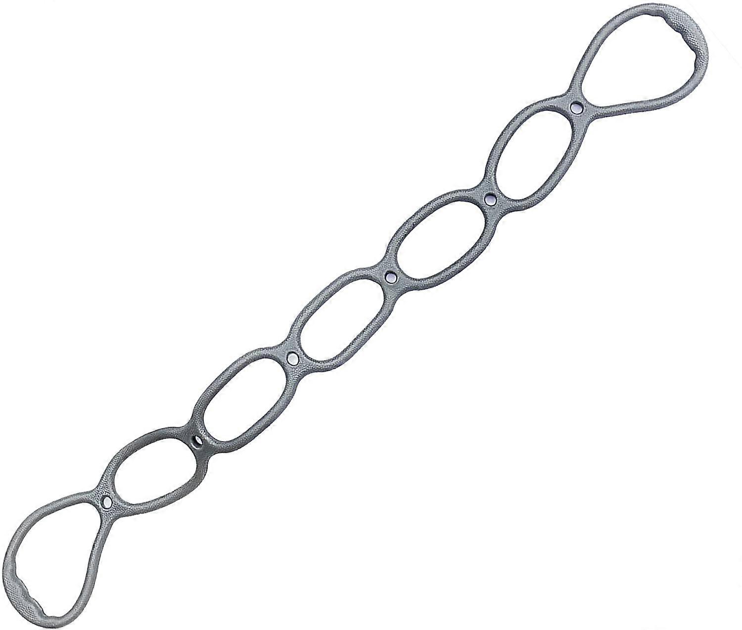 Faixa de resistência ajustável com 7 anéis para exercícios em casa, caminhada, programa de condicionamento físico, cinto de treino, cinto elástico para recuperação