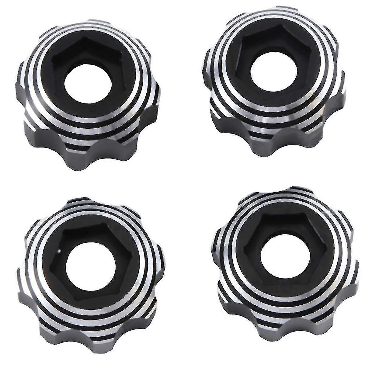 4pcs adaptador de roda de liga leve 3,8 polegadas adaptador de roda para pl proline 3,8 polegadas 8x32 para 17mm roda preta