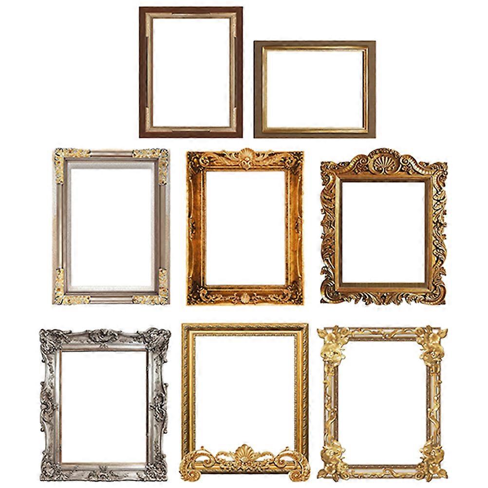 8pcs Wall Stickers Removable Wall Picture Frame Decals Living Room ...
