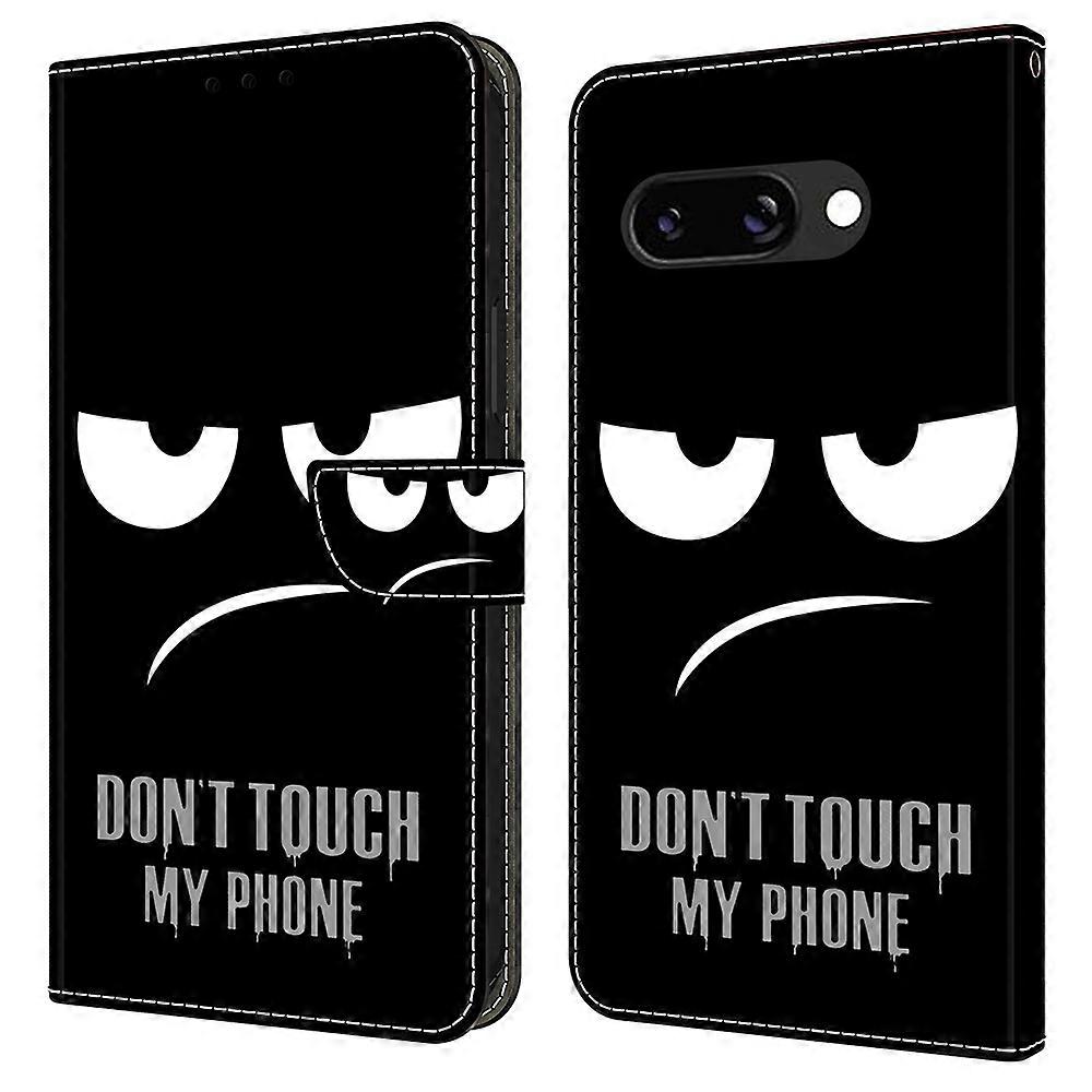 For Google Pixel 9a Case Magnetic Clasp 3D Pattern Leather Wallet Phone Cover