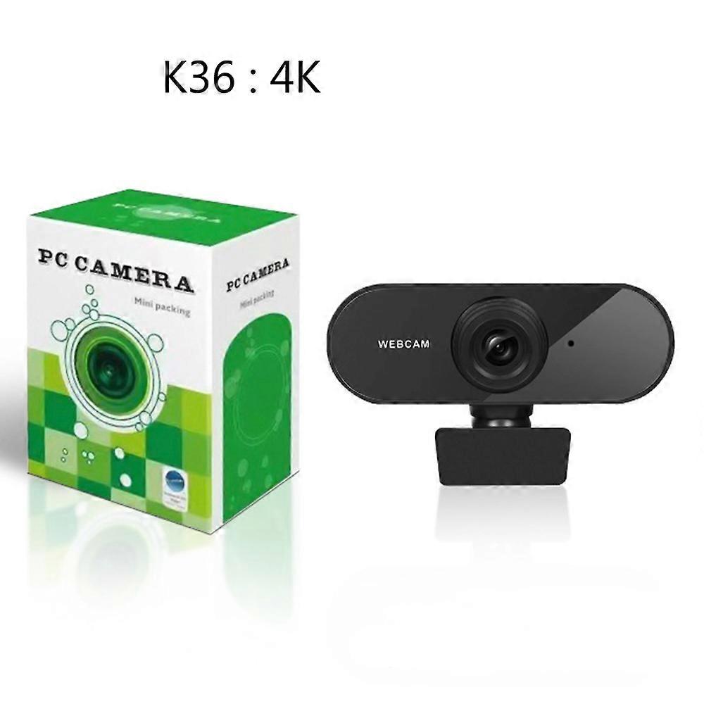 Webcam 1080P 4K Full HD with Ring Fill Light Laptop PC Computer Live Broadcast Video Web Cam with Microphone Rotating Cameras