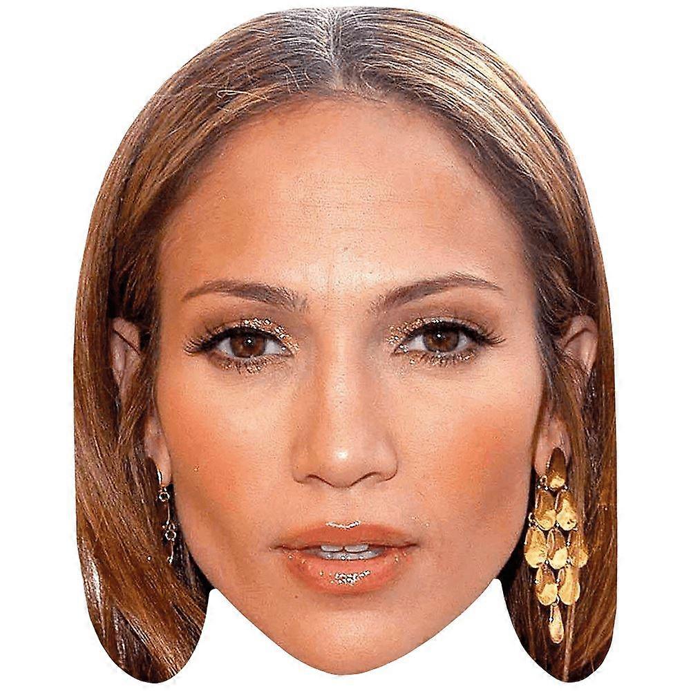 Jennifer Lopez (Earrings) Celebrity Mask, Flat Card Face