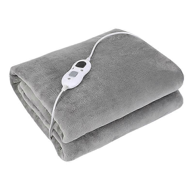 Heated Throw Blanket Electric Blanket Queen Plush Throw with Timer Washable