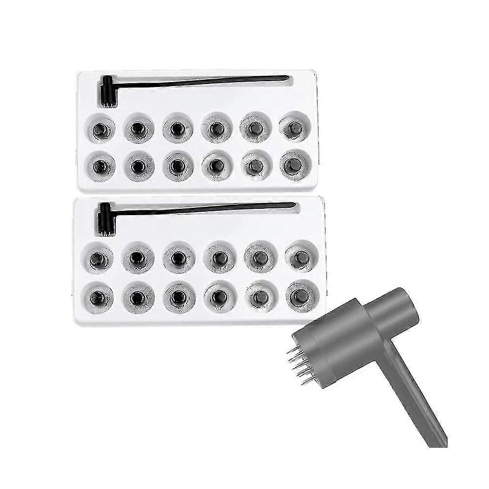 2box (24pcs) 7 Star Needle & Dermal Hammer, Needle Set