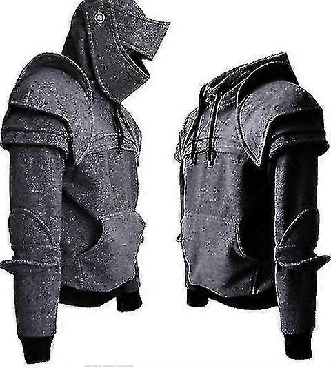 Nueva sudadera de Halloween Caballero masculino con capucha coderas con cordón Máscara facial Jersey Cos disfraz