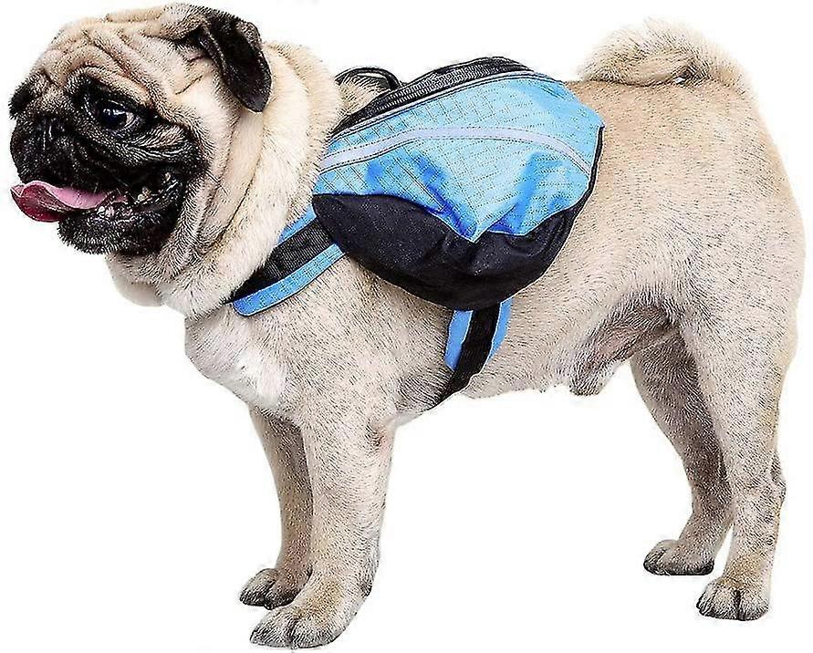 Pet Dog Backpack (blue S)