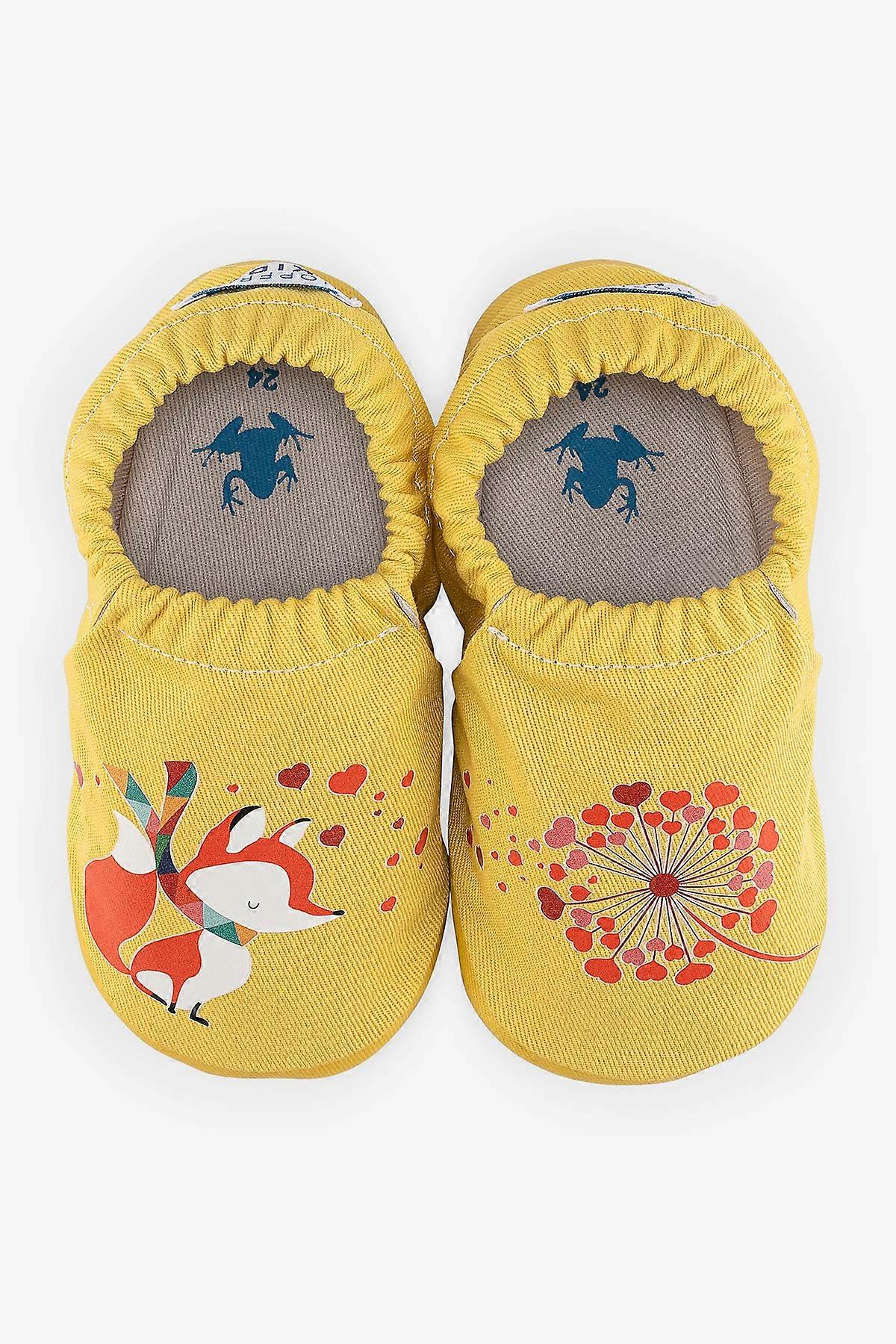 Dear Fox Hyper Beach Yellow Barefoot Smart Booties