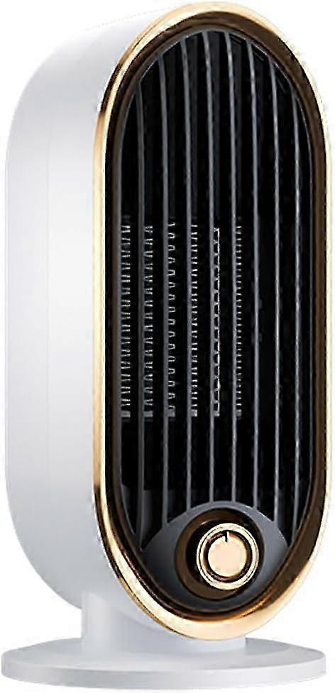 800W Ceramic PTC Space Heater with Tip-Over Protection and Adjustable Settings