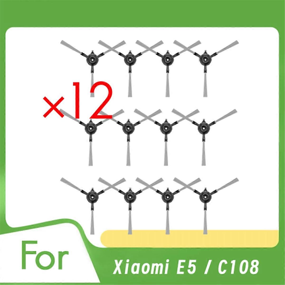 12 Pcs Side Brush for E5 / C108 Robot Vacuum Cleaner Parts Replacement