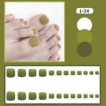Groene pedicure manicure set eenvoudig te bedienen en handig om te dragen Draag sandalen en slippers om je nagels te verfraaien