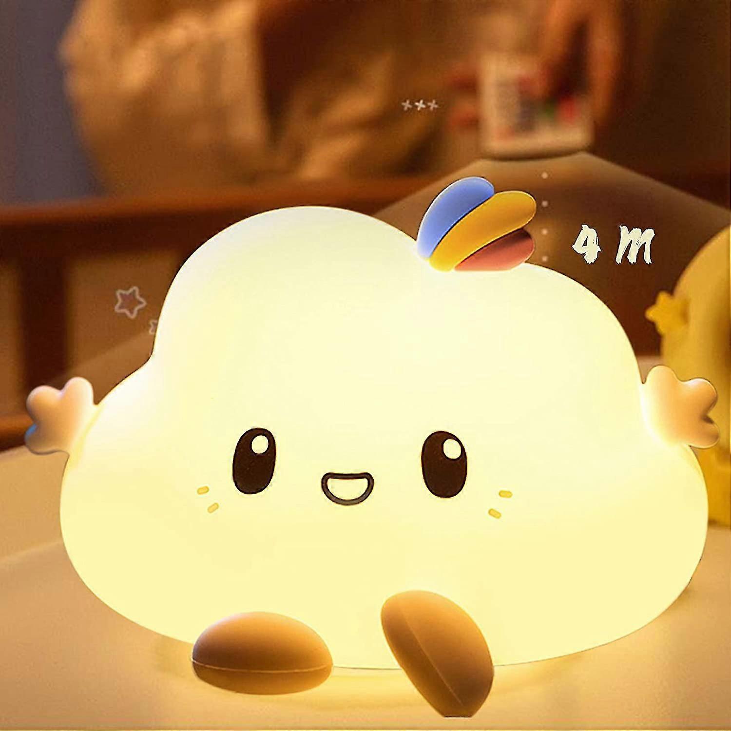 Led Night Light ldren Bedside Lamp Baby -portable Usb Charging Night Lamp Light For Reading, Sping And Relaxing, Touch Light With Warm White,3401