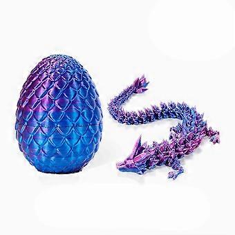 2024 NEW 30cm 3D Printed Dragon in 13cm Egg Dragon Model...
