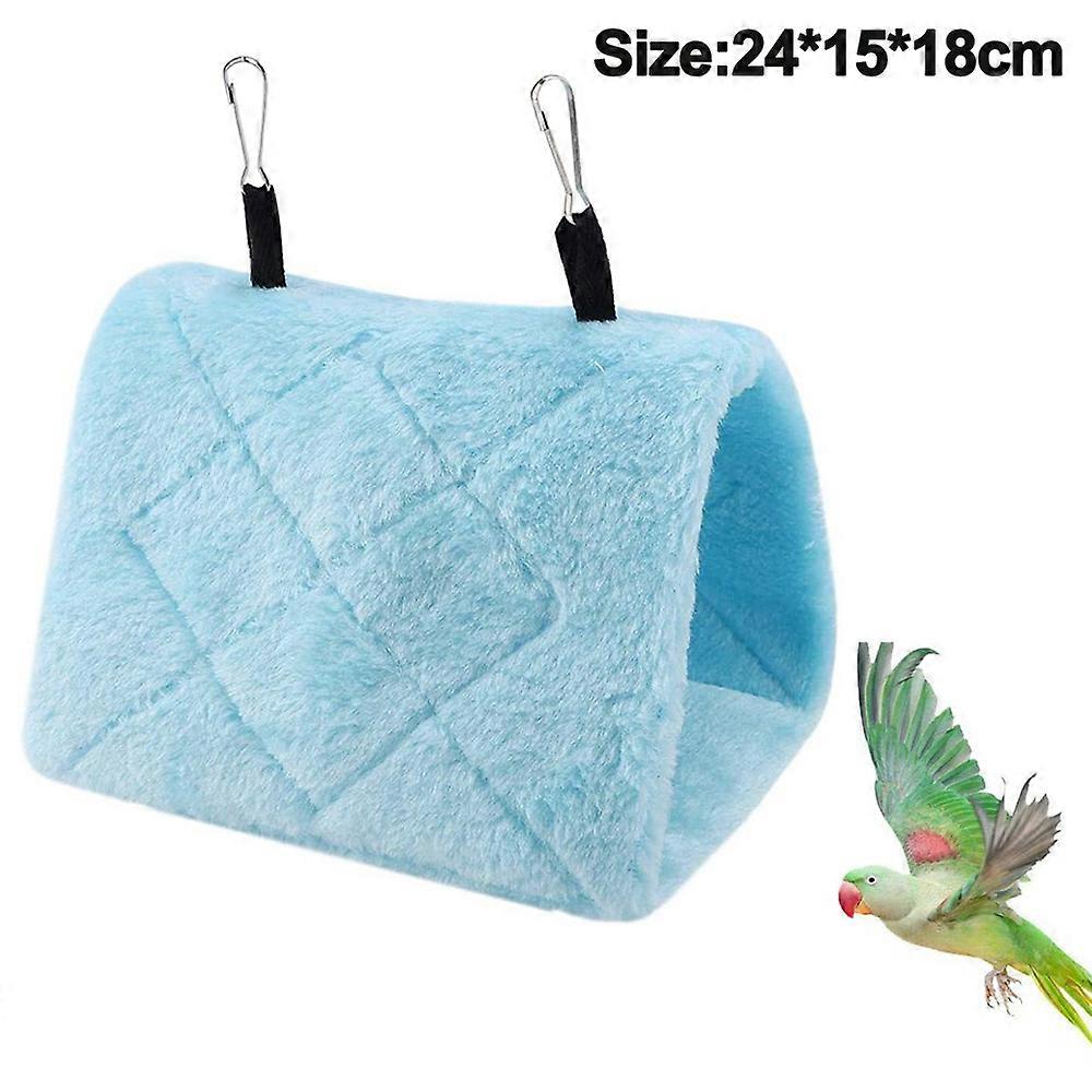 Luxury Bird Resting Spot, Thickened Plush Nest With Bilateral Hooks For Easy Hang