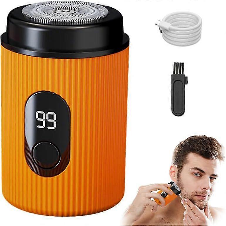 Mini Electric Shaver for Men, Portable Rechargeable Waterproof Pocket Shaver Razor for Travel Daily Gift