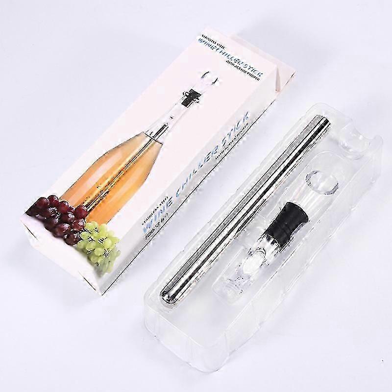Wine Cooler,wine Chiller With Stainless Steel Wine Pouer And Chill Rod,wine Bottle Cooler Stick