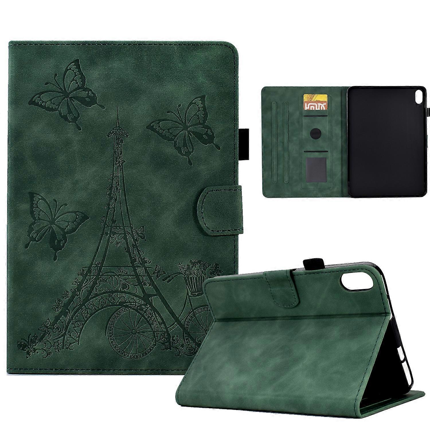 For iPad 2025 / 2022 Tower Embossed Leather Smart Tablet Case