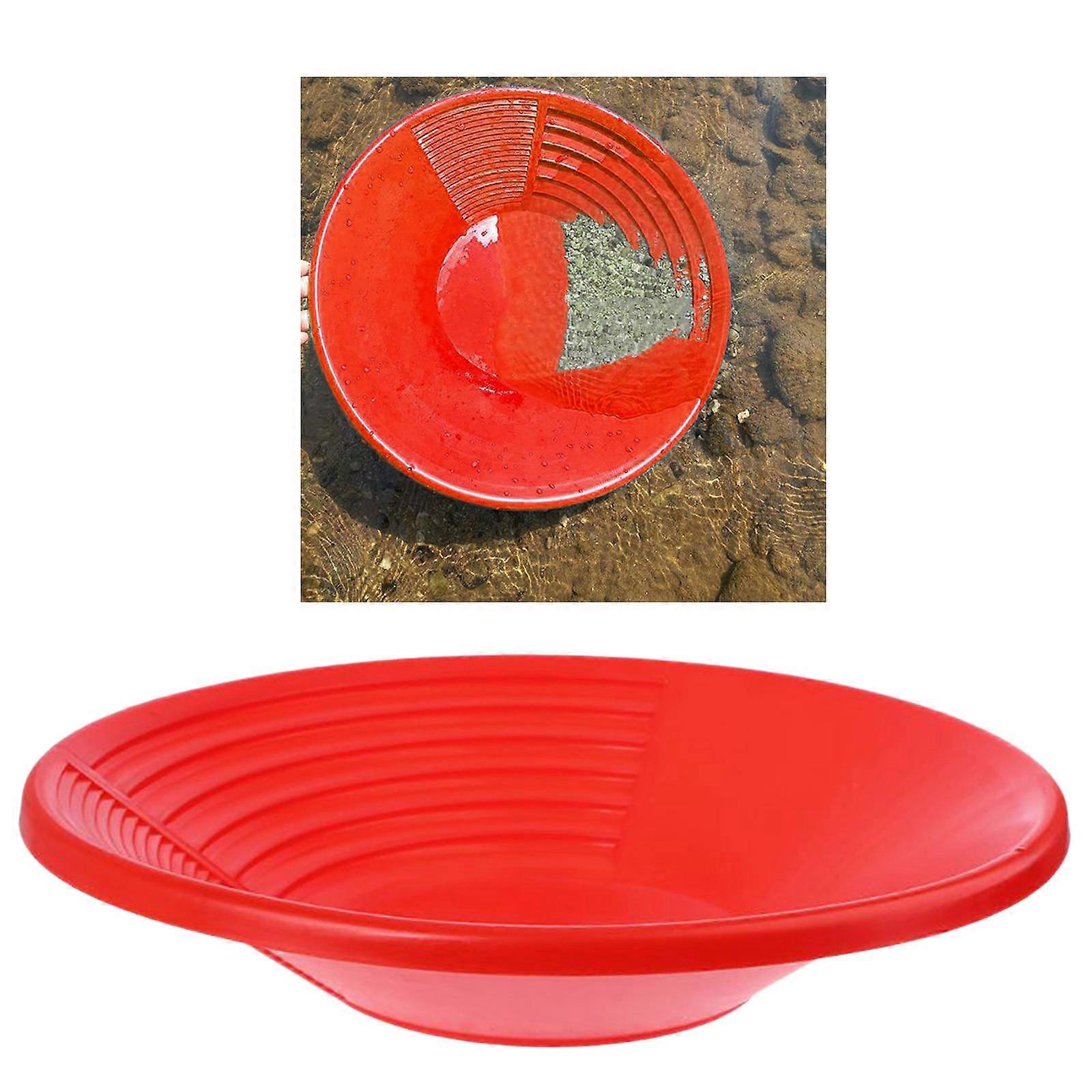 15" Dual Riffle  Pan for Nugget Mining Dredging River Panning Black