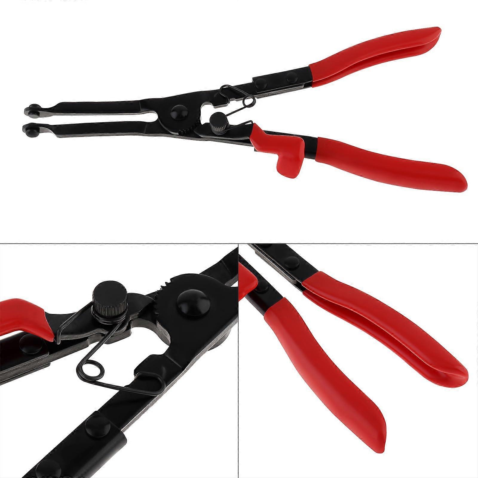 Clamp Locking Device for Exhaust Pipes - C-Type Serpentine Pliers, Adjustable Size, Durable Steel Material