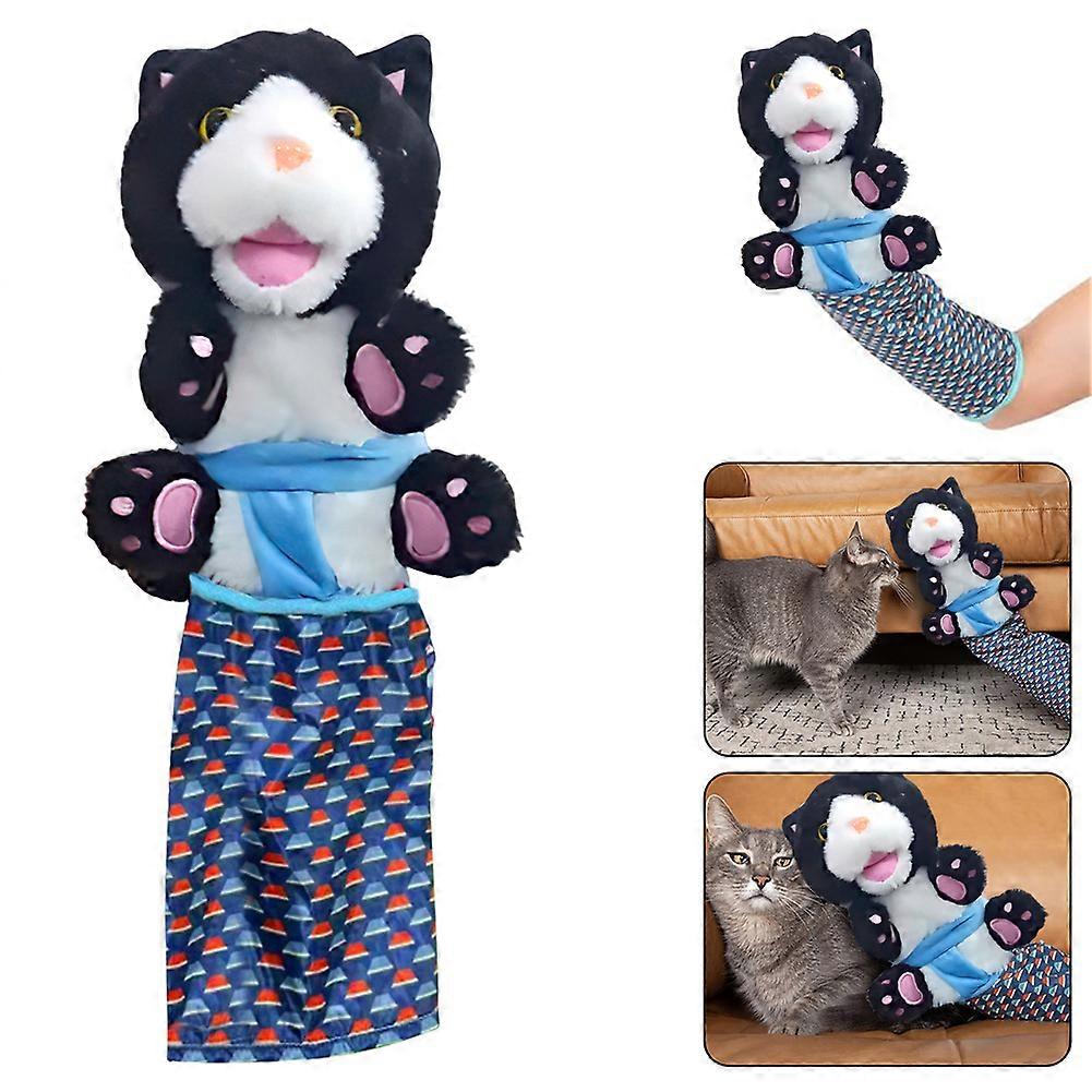 Cat Puppet Wrestlers Interactive Pet Toy with Padding for Playtime and Training Stuffed Animal Cat Toy for Fun and Protection