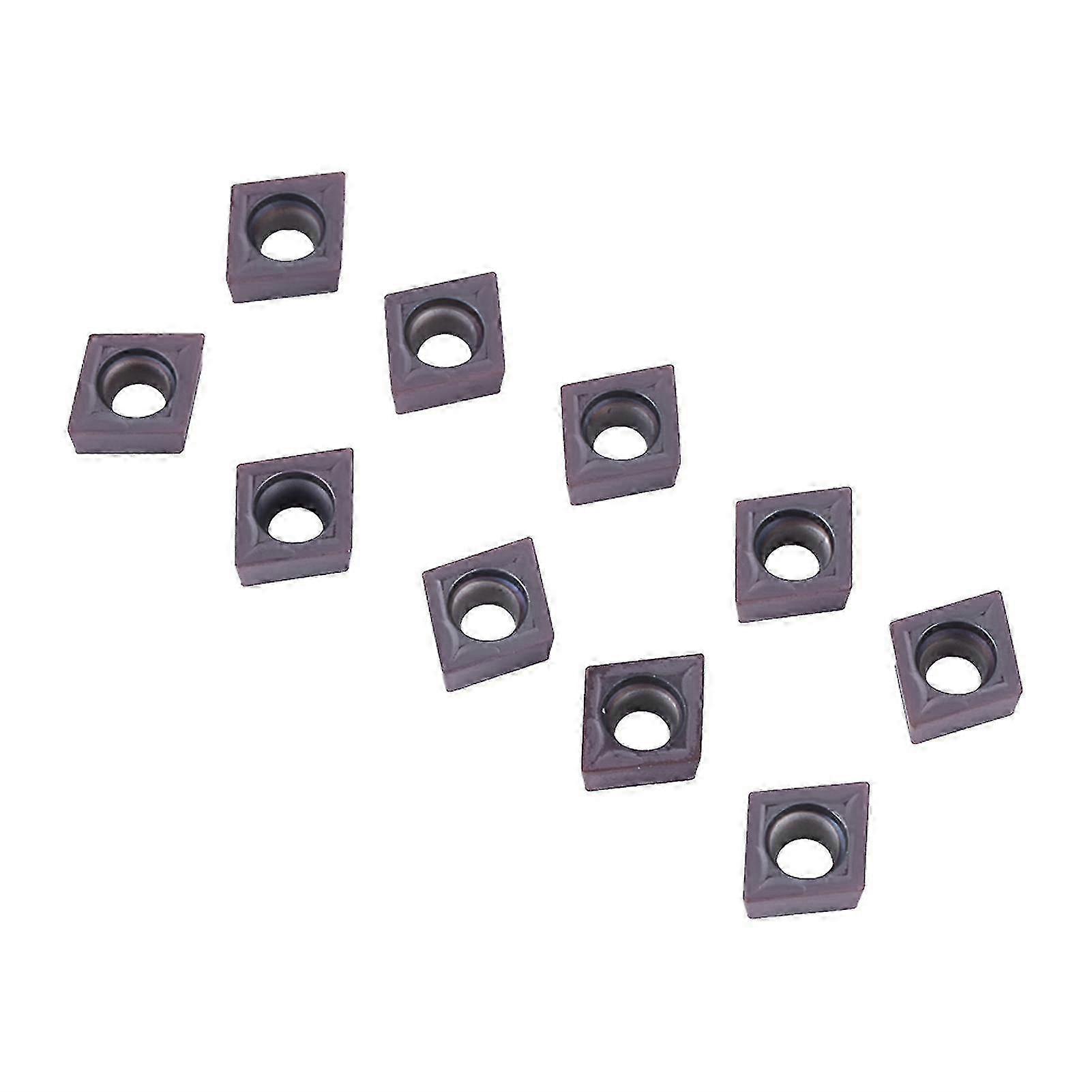 10pcs CNC Lathe Turning Tool with Carbide Tips Inserts - Box Included, CCMT09T304 VP15TF