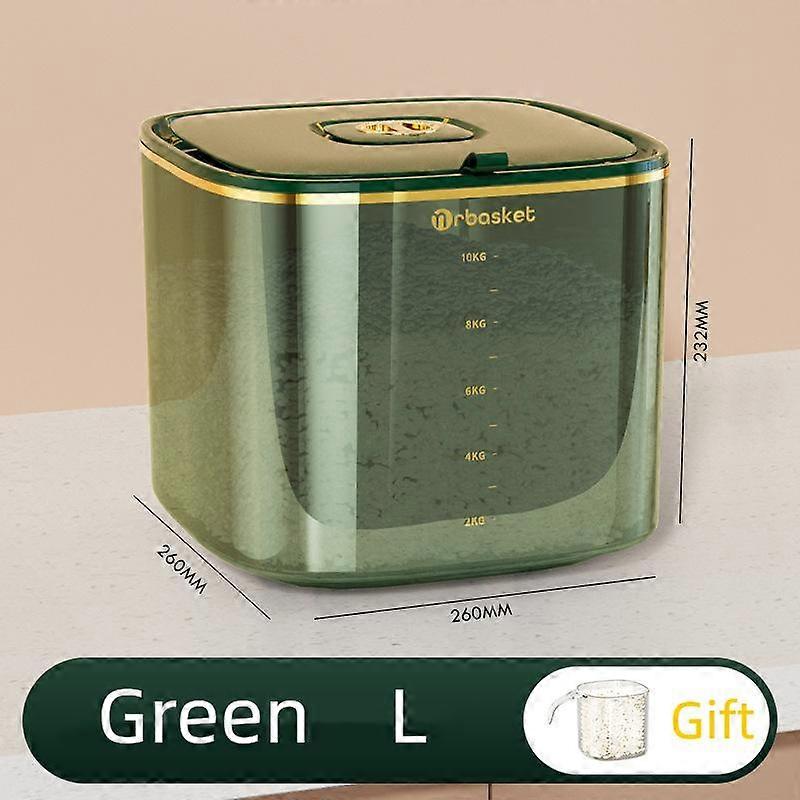 Rice bucket household insect-proof and moisture-proof sealed canned grain rice storage box storage box flour dog food cat food