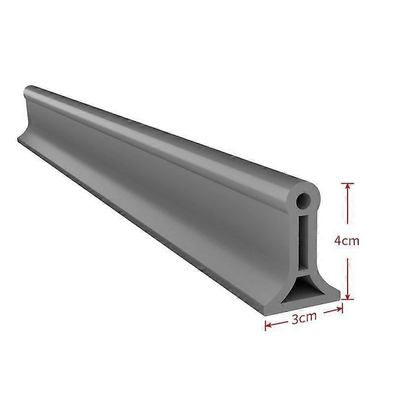 NEW Self-Adhesive Silicone Bendable Water Retaining Strip Shower Water Barrier Highl for Bathroom Separation Shower Accessories