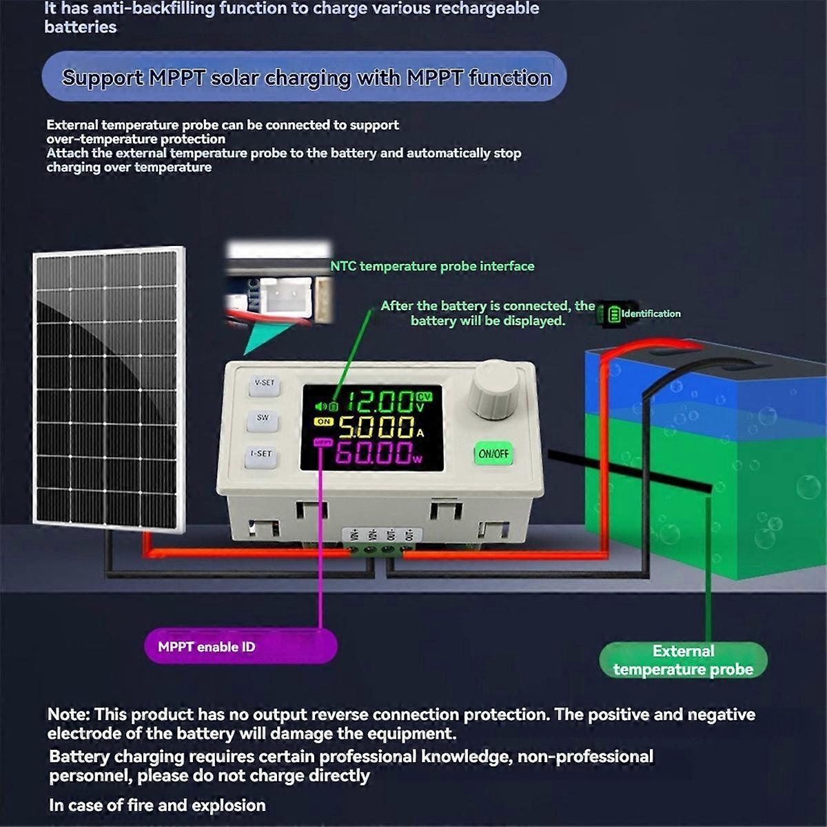 SK150X DC Adjustable Voltage Regulated Power Supply+Remote 150W Constant Voltage Constant Current Solar Charging Module