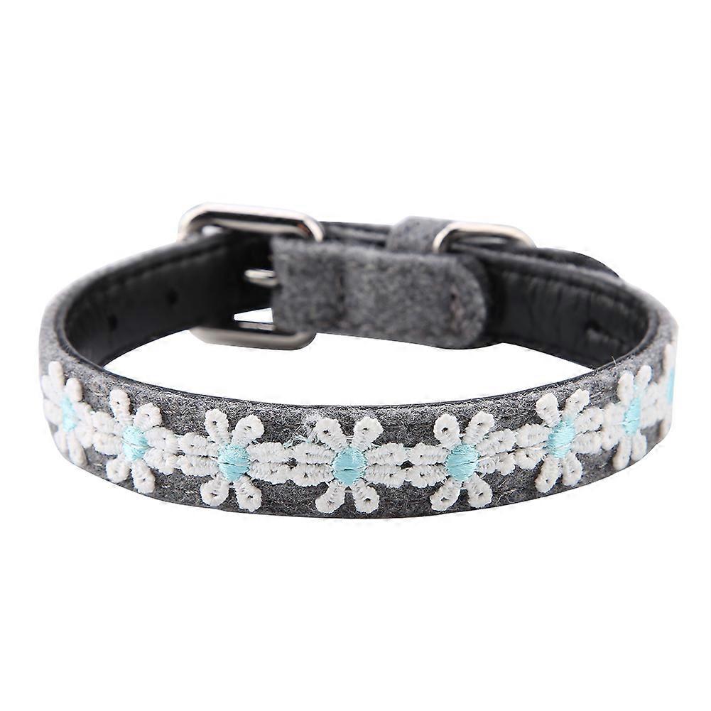 Adjustable Buckle Pet Dog Collar with Bow Tie - PU Leather, Size S-L, Durable, Fashionable Design for Small to Medium Dogs
