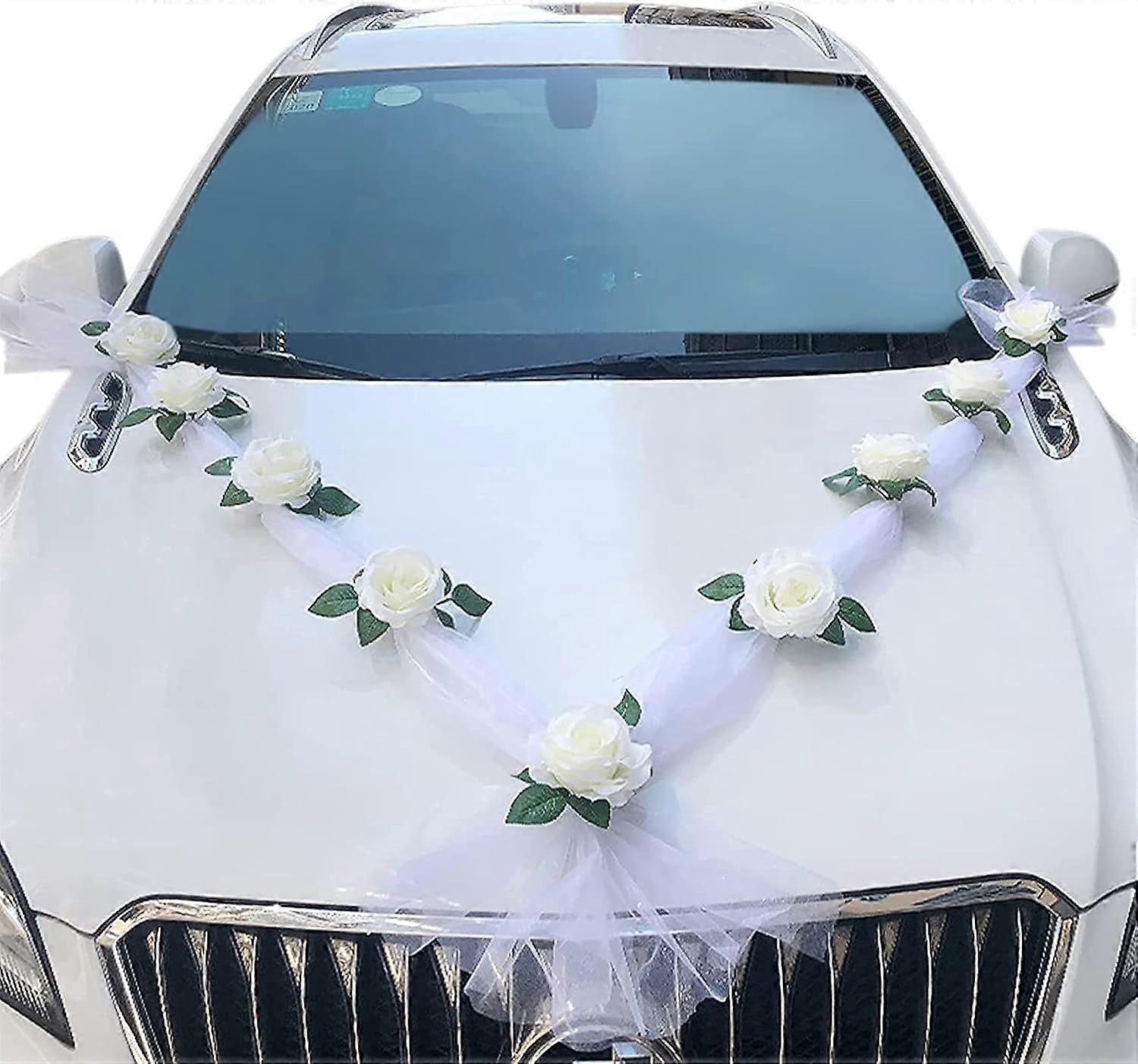 Elegant Waterproof Reusable Wedding Car Decor