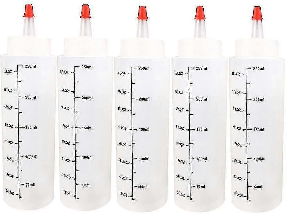 5 Pieces 250 Ml Dropper Bottle Liquid Bottle