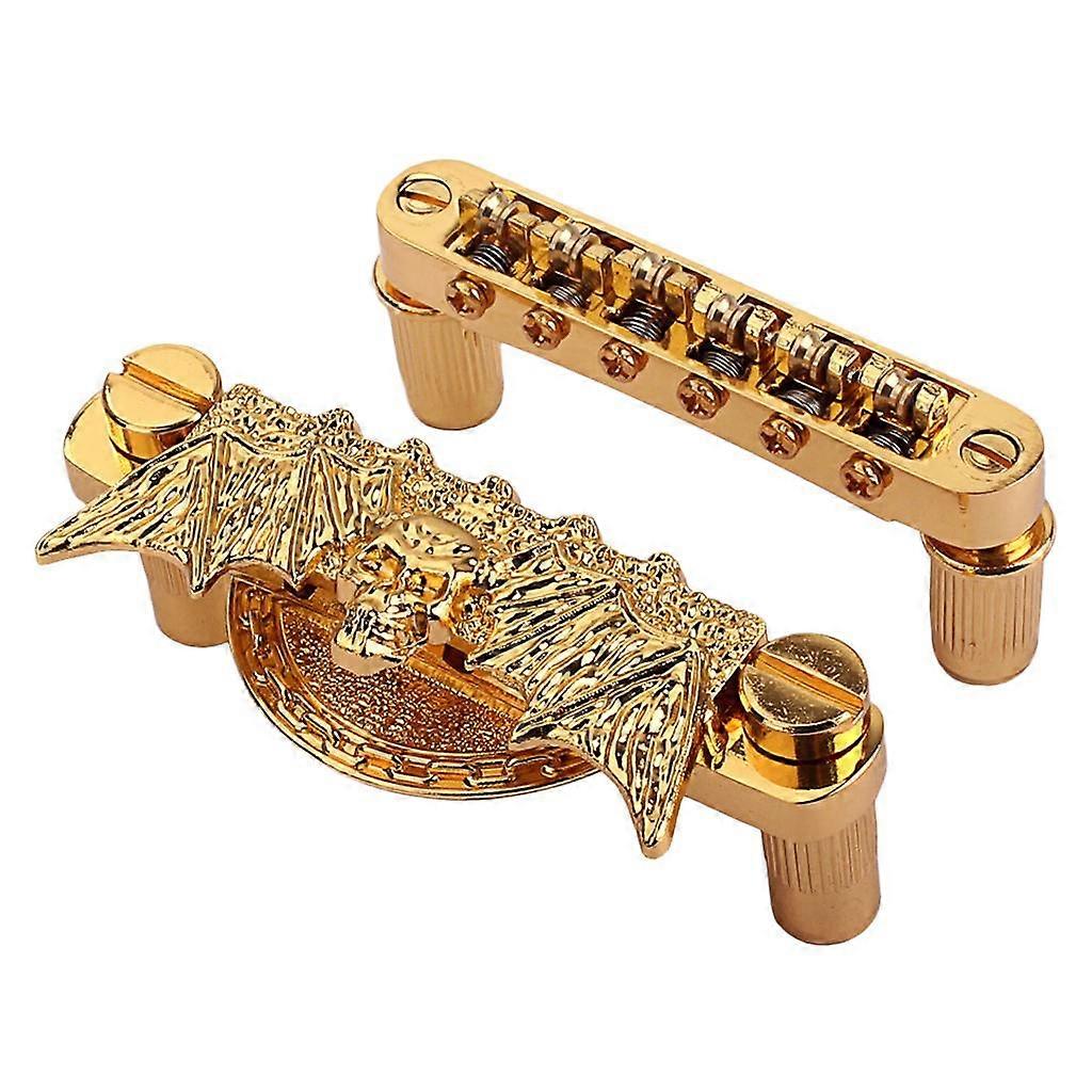 1 Set Guitar Roller Saddle and Bridge Tailpiece String Replacement