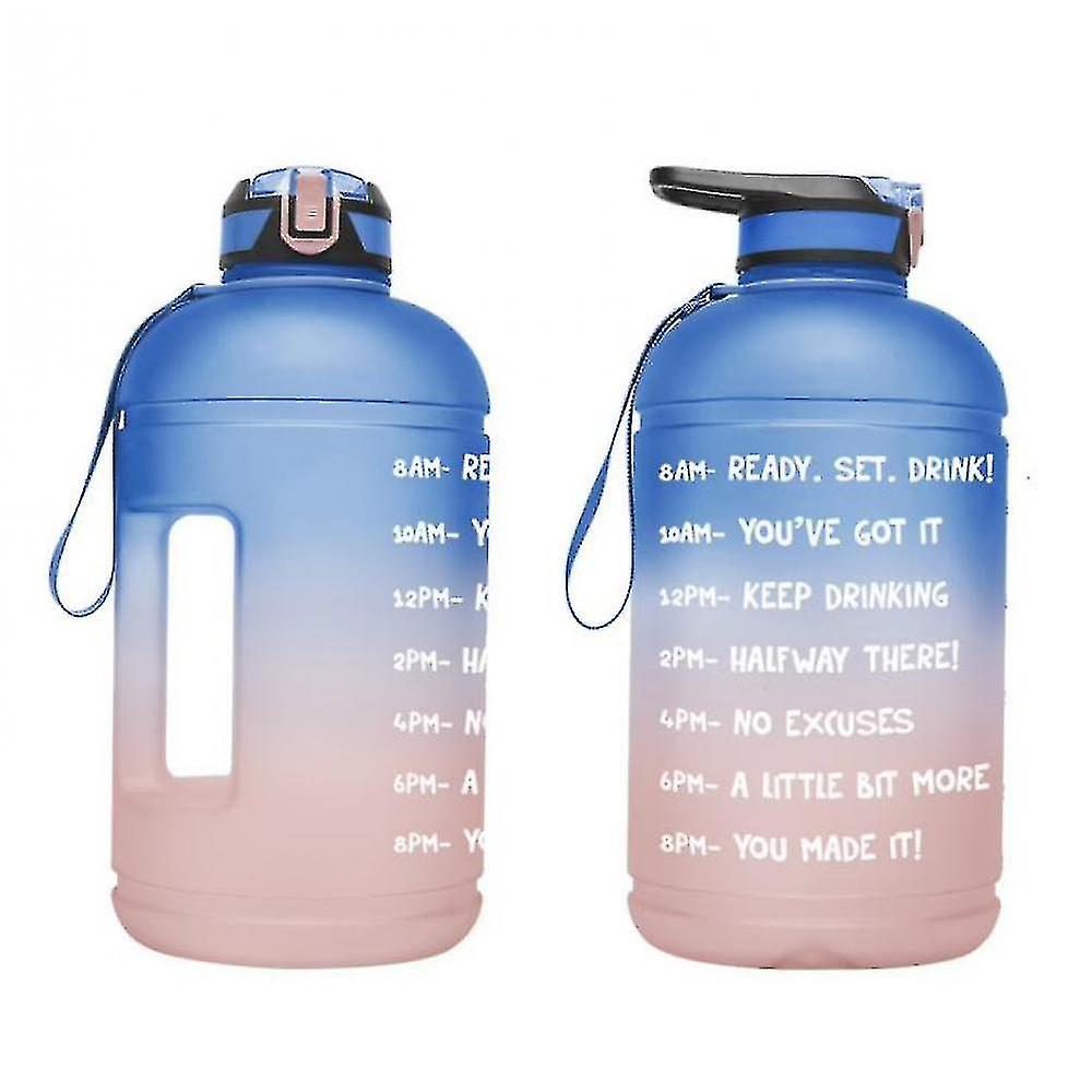 3.78l Two-color Gradient Sports Bottle