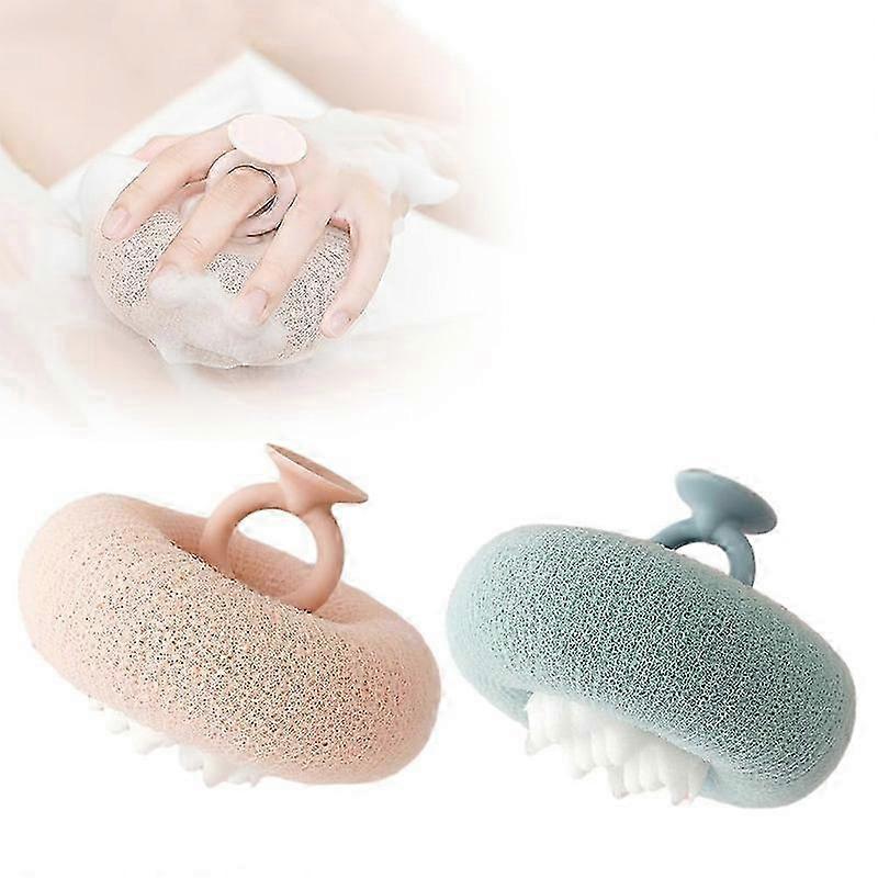 Super Soft Sunflower Suction Cup Bath Ball, Large Exfoliating Bath Sponge with Natural Material, Ideal for Relaxing Shower
