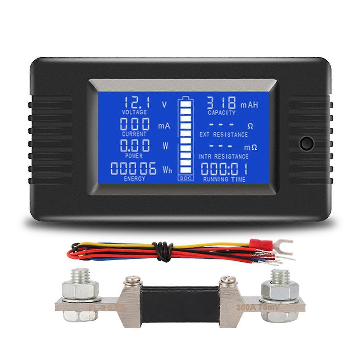 PZEM015 Digital 0-200V Voltage Current with 300A Shunt Battery Meter