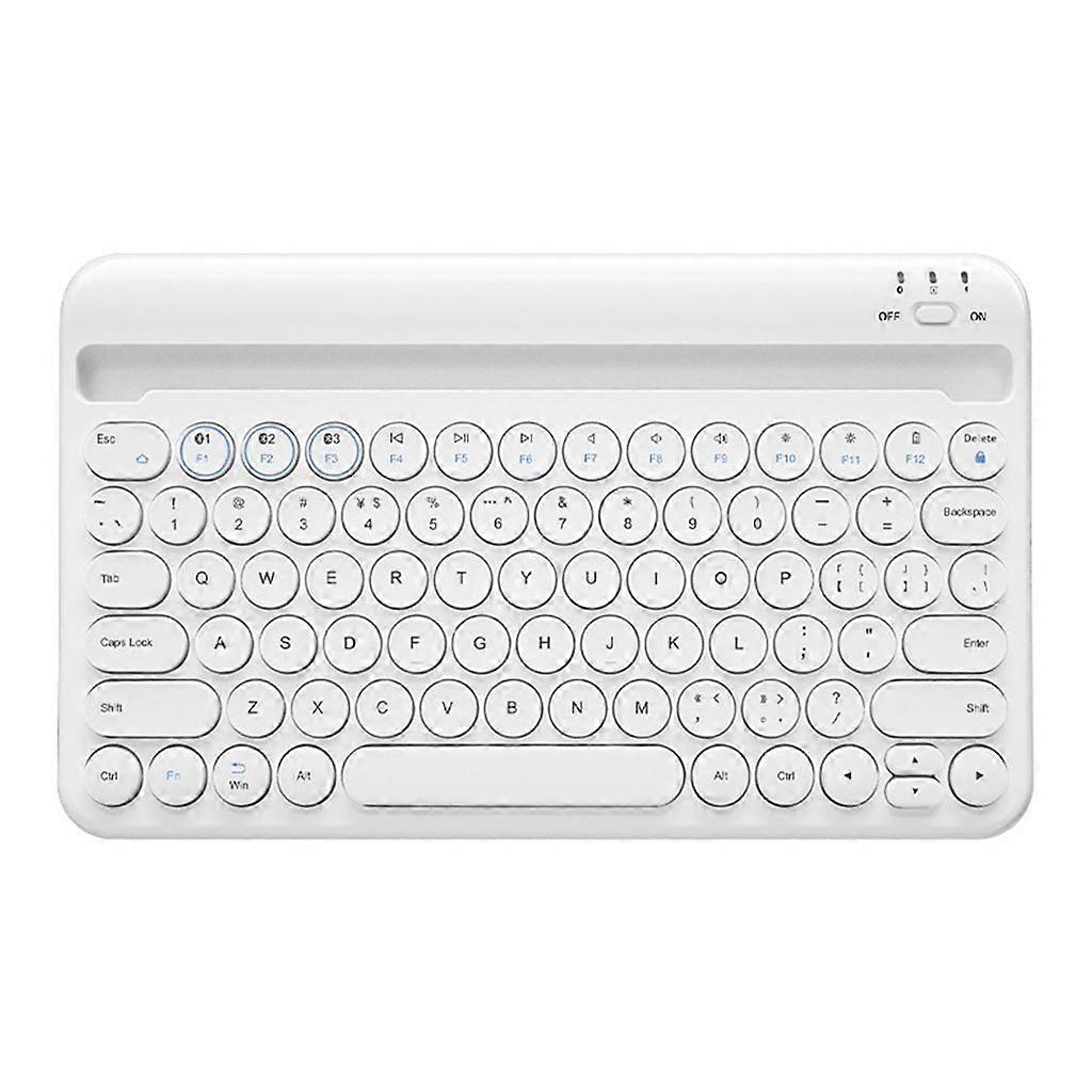 Mini Mechanical Mute Gaming Keyboard 78 Round Keys with Bluetooth-compatible