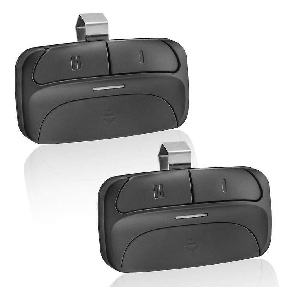 2 Pack Universal Garage Door Opener Remote Replacement Compatible with 300/310/315/318/390MHz Frequencies