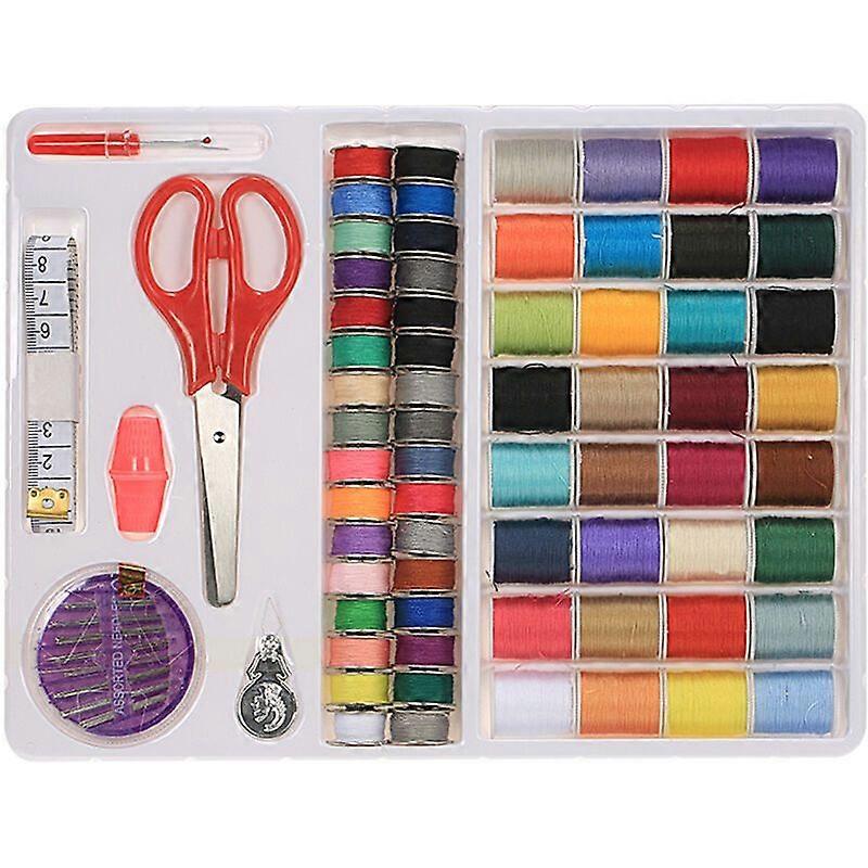 Sewing Machine Bobbins - 32-Piece Polyester Bobbin Set with Case