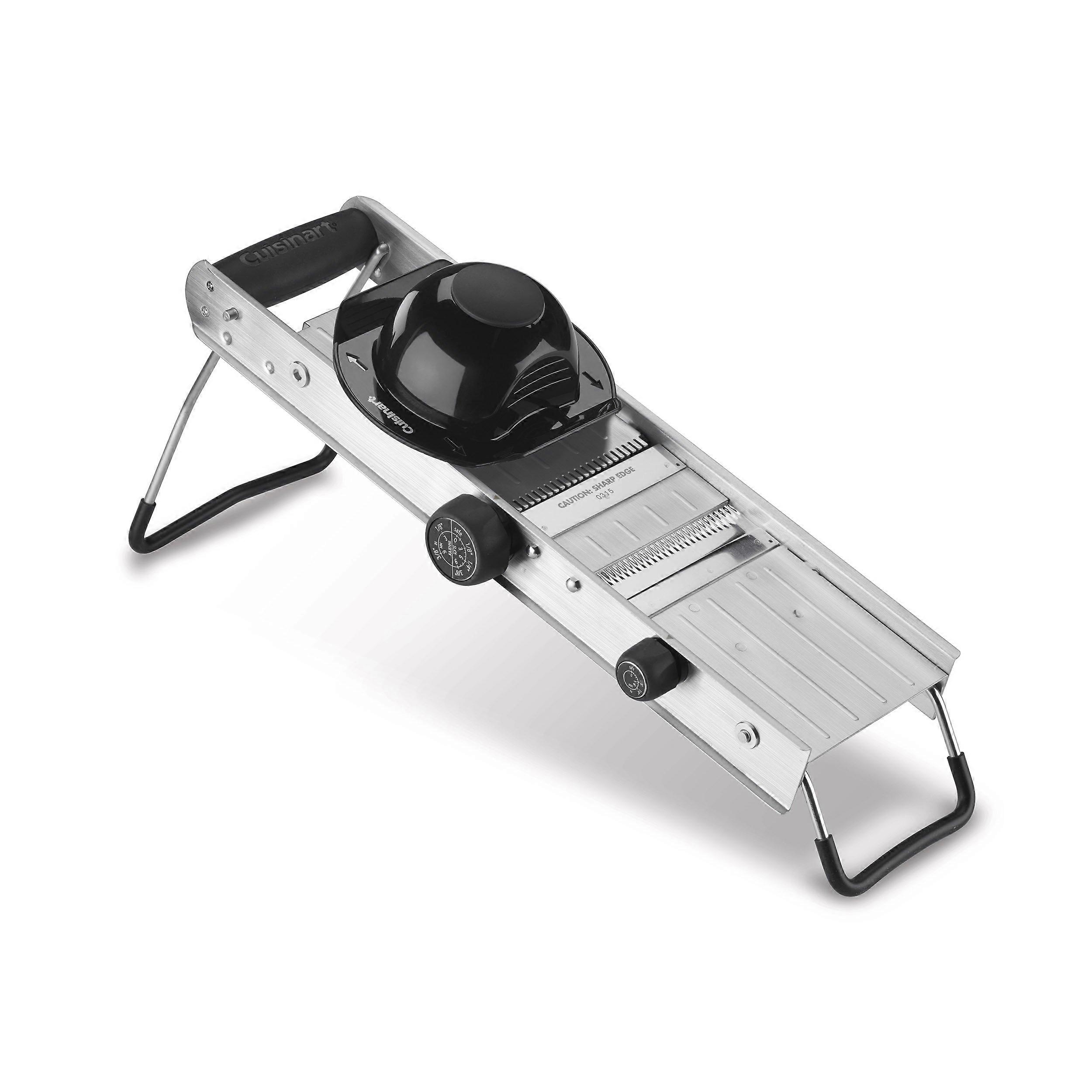 Stainless Steel Mandoline Slicer 3.5" x 19.37" x 6.87" with Adjustable Thickness for Vegetables and Fruits