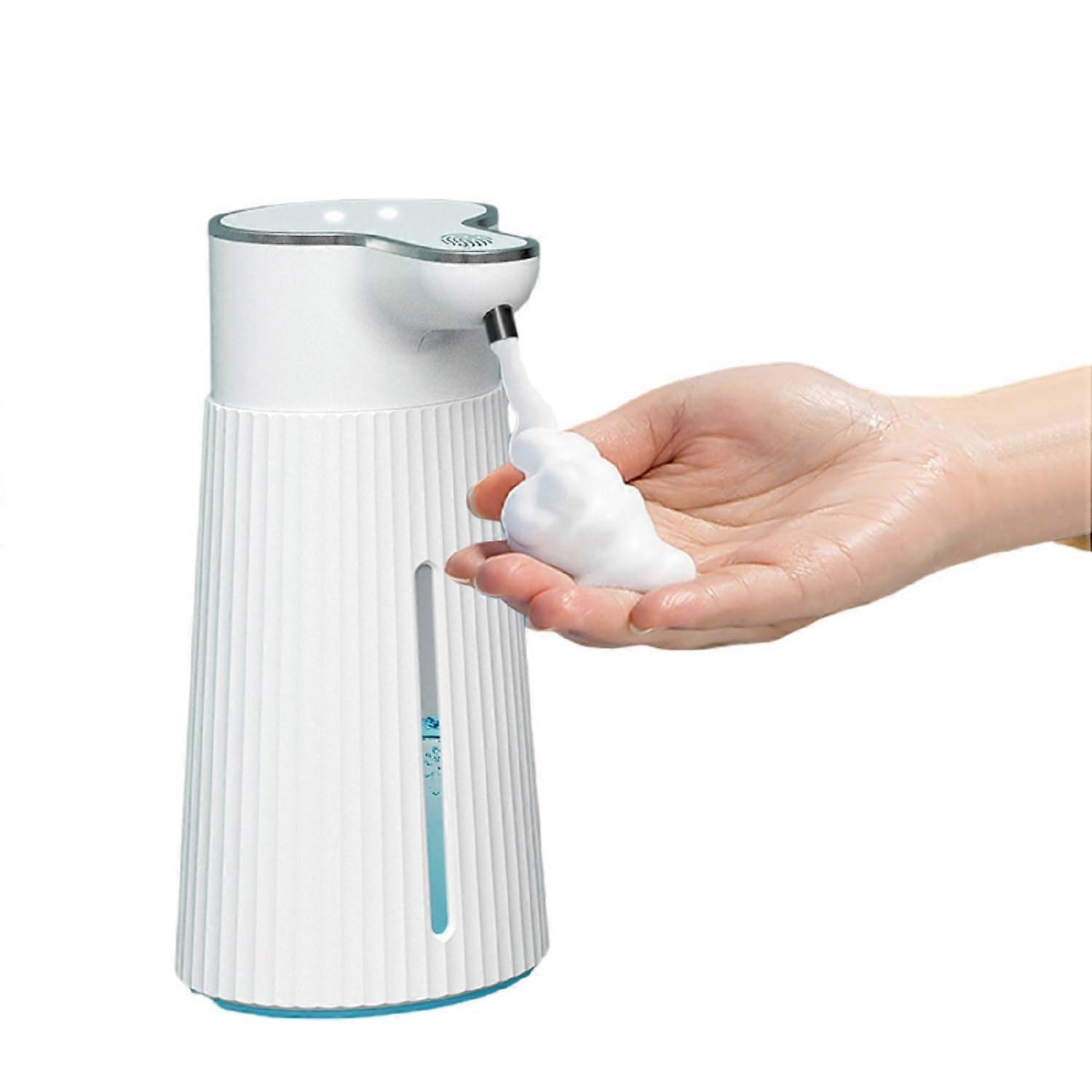 14oz Automatic Soap Dispenser Adjustable Foam Rechargeable Electric for Wall Mount/Table Use