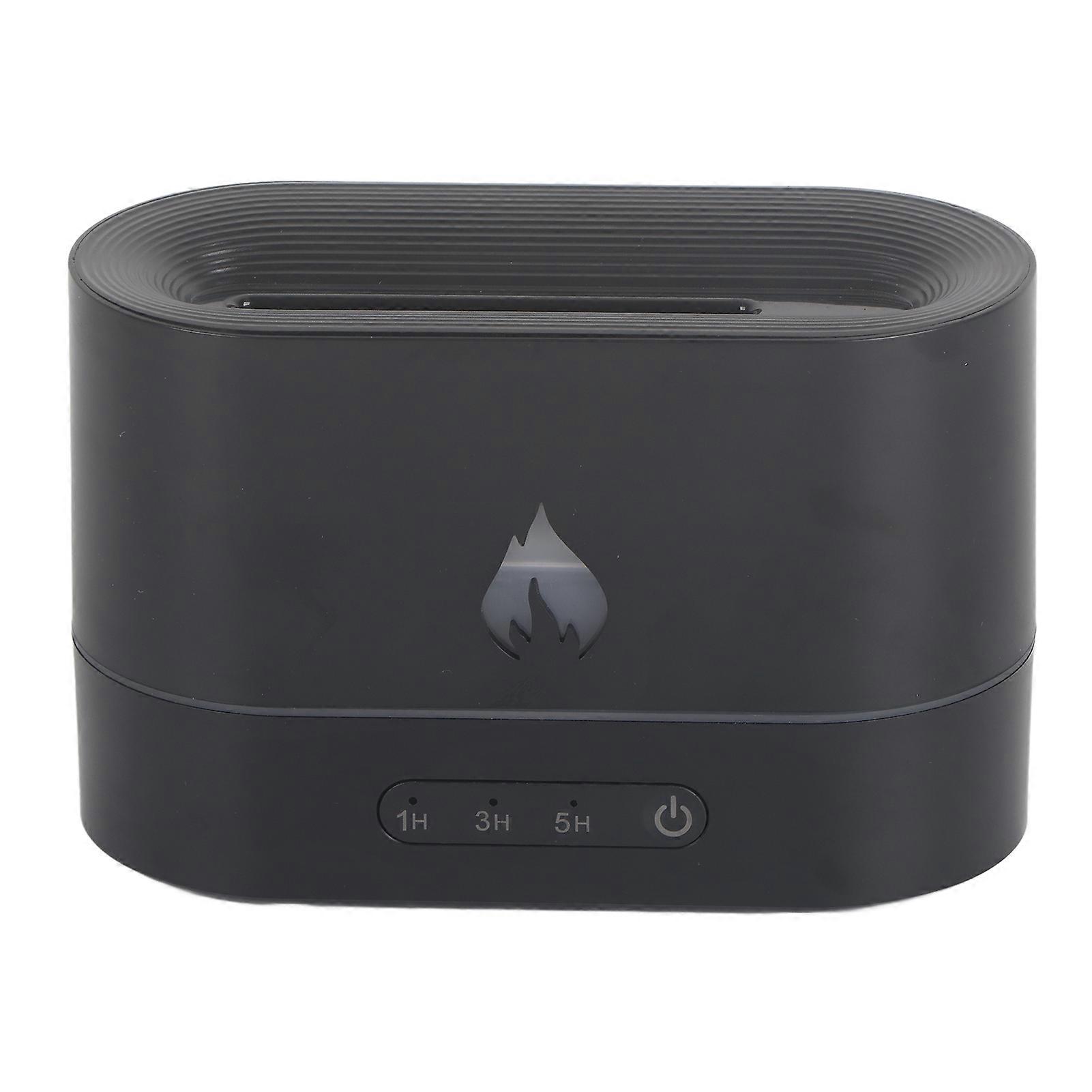 Black USB Ultrasonic Humidifier with Essential Oil Diffuser